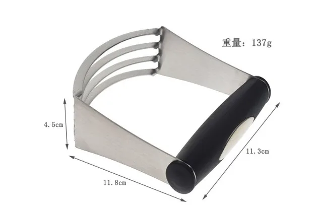 Ручной металлический резак для выпечки кондитерские инструменты венчик теста миксер блендер муки из нержавеющей стали