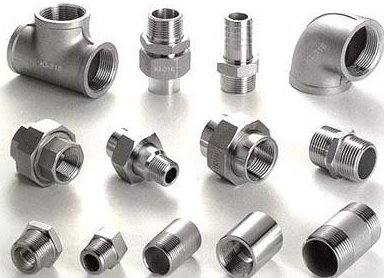 Hydraulic Stainless Steel Pipe Fitting BSPT BSPP SAE NPT Male Thread socket welded Hex Nipple