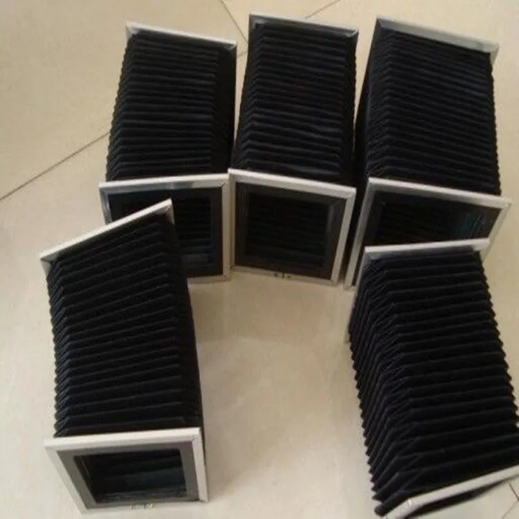 flexible accordion rubber bellows rectangle Sewn-Folded Way Covers
