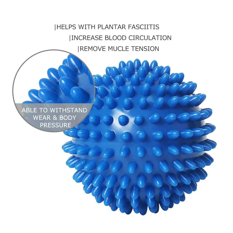 Spiky Massage Ball Lacrosse Balls for Muscle Recovery, Fitness & Physical Therapy