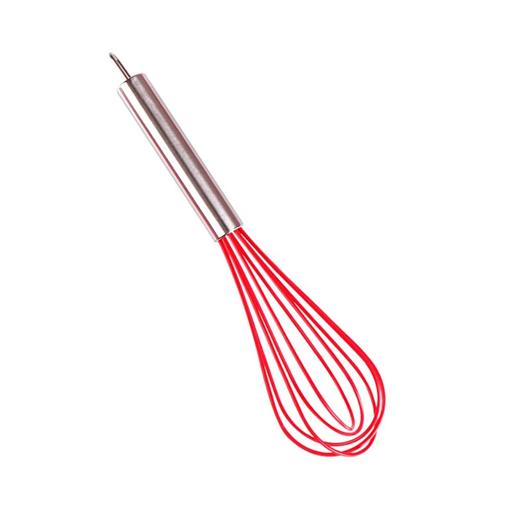 
2021 Amazon Hot Sale Kitchenware Rose Gold Spatula Eggbeater Shovel Food Clip Silicone Baking Tool 5-piece Set 