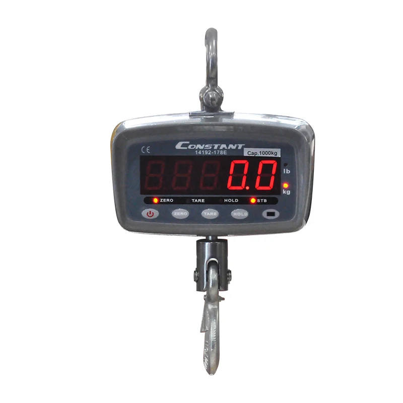 constant-178E High quality lAccuracy and  1T Rated Load electronic hoist scale Industrial hanging scale wireless remote control