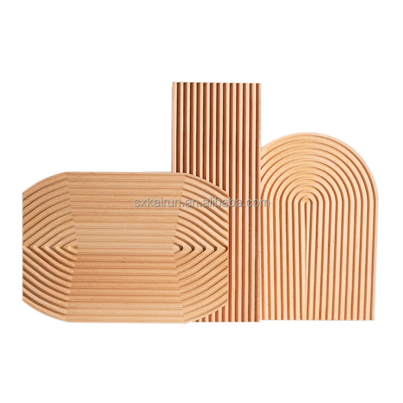 Ins geometric solid wood tray Japanese-style storage tray art decoration ornaments photo Wooden photography props