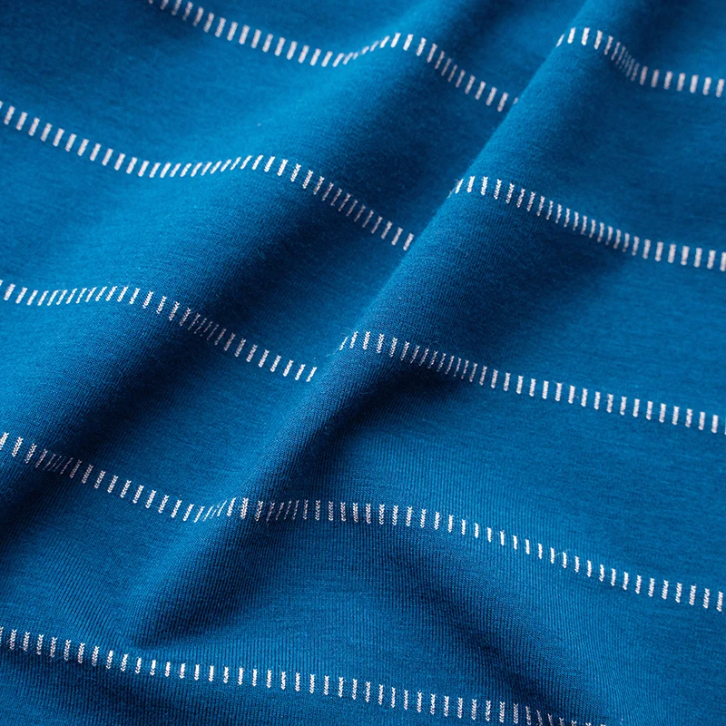 100 TENCEL микро-Модальная пряжа окрашенная в горошек трикотажная ткань