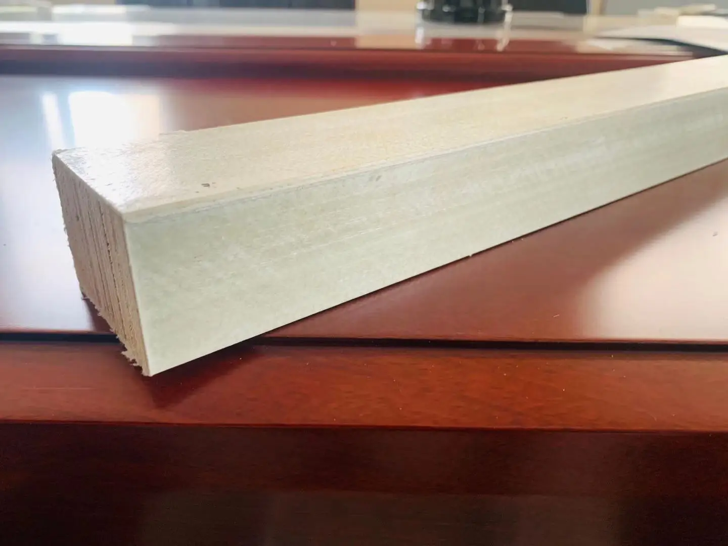 Cheap price outdoor PP Plastic coated wood beams for construction