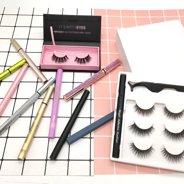 2023 New Strong Adhesive Eyelash Glue Liner Pen,  No Smudge Power Liquid Eye Liner Pencil