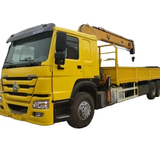 Подержанный кран Sinotruk Howo 6x4 10 12ton на