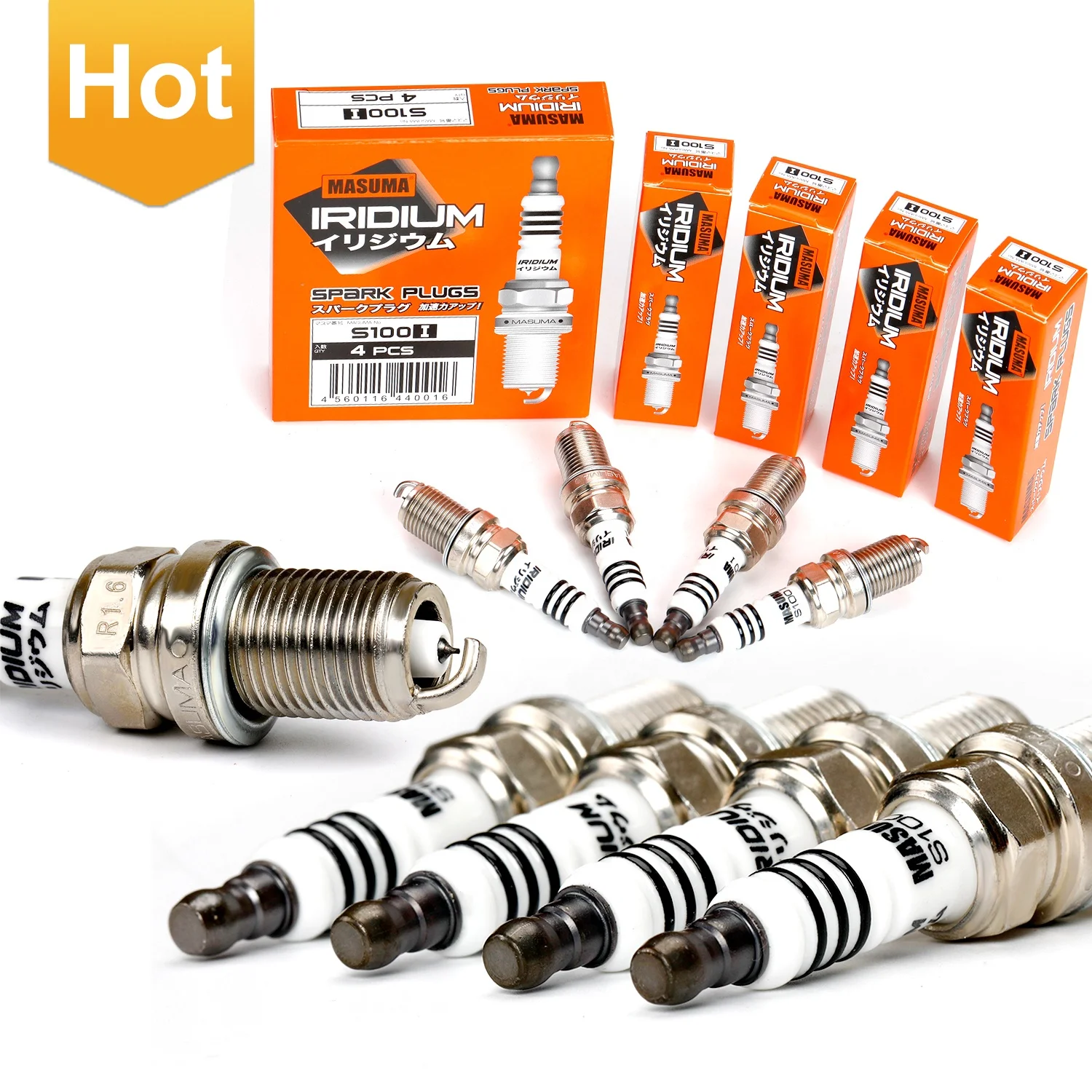 S100i MASUMA BKR5EIX-11 IK16TT 90919-01275 9091901176 9807B5615W 9091901210 Iridium Spark Plug For toyota honda cars