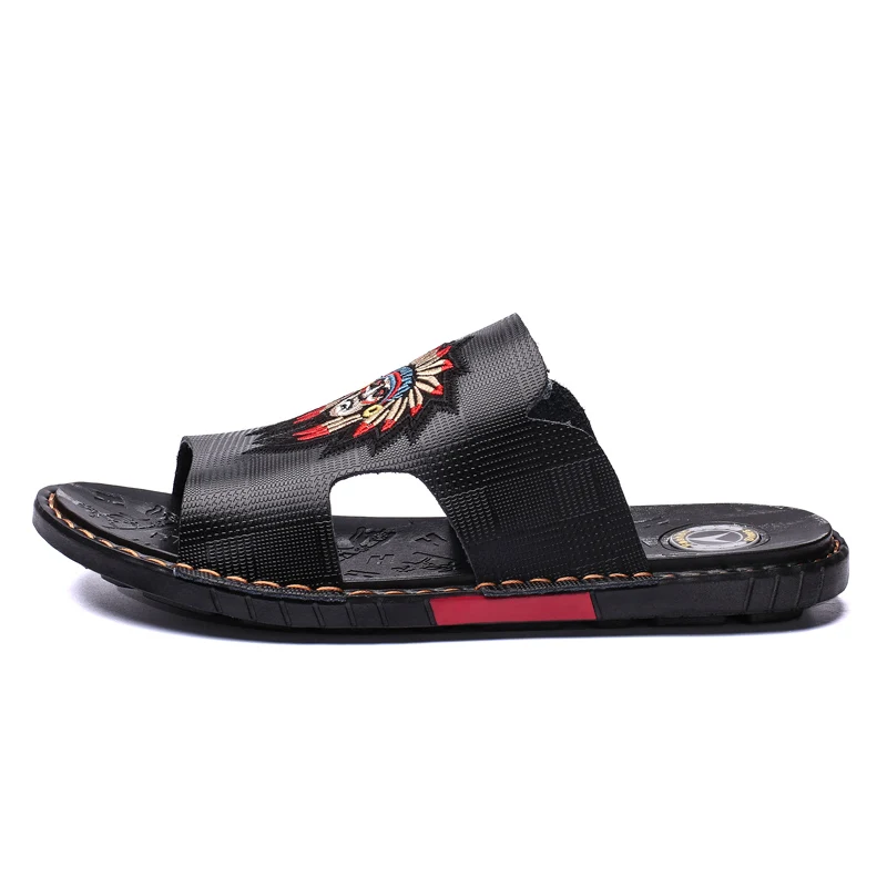 
 Оптовая продажа, Лидер продаж, резиновые повседневные легкие шлепанцы, кожаные сандалии ручной работы  