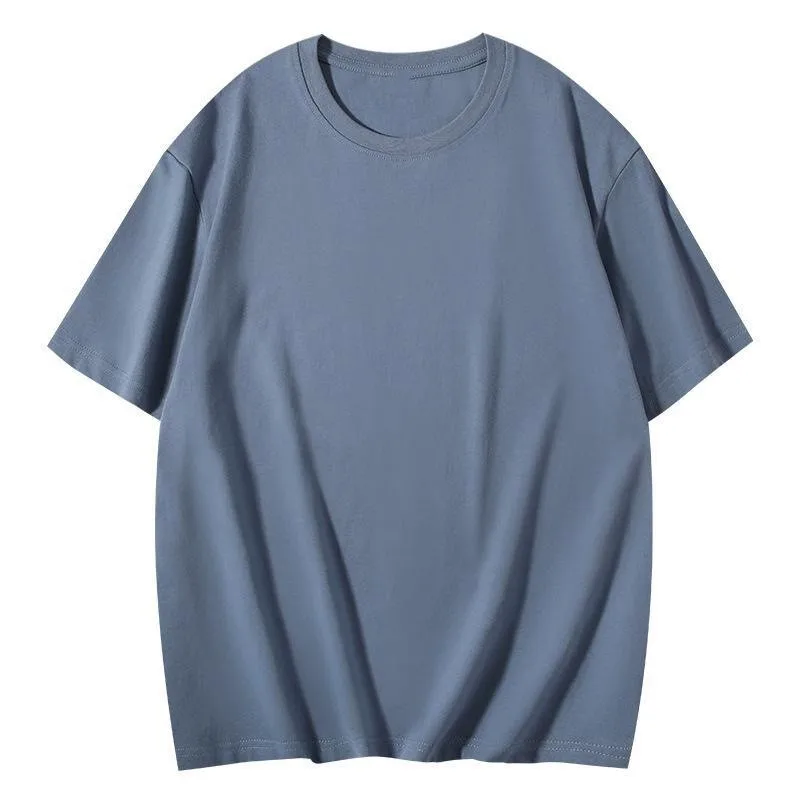 Wholesale Shoulder Streetwear Blank T Shirt 100% Cotton Custom Logo Men Printing Custom T Shirt Printing Plain Oversized Tshirt