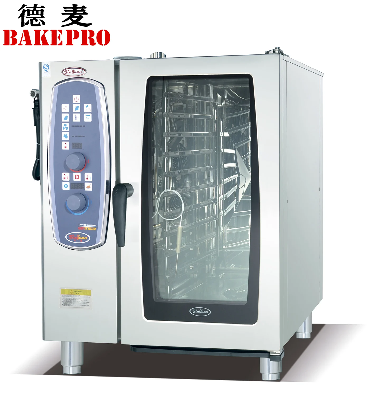 BAKEPRO EOA-10-AC commercial french bread making steam combi oven gas small with warranty.
