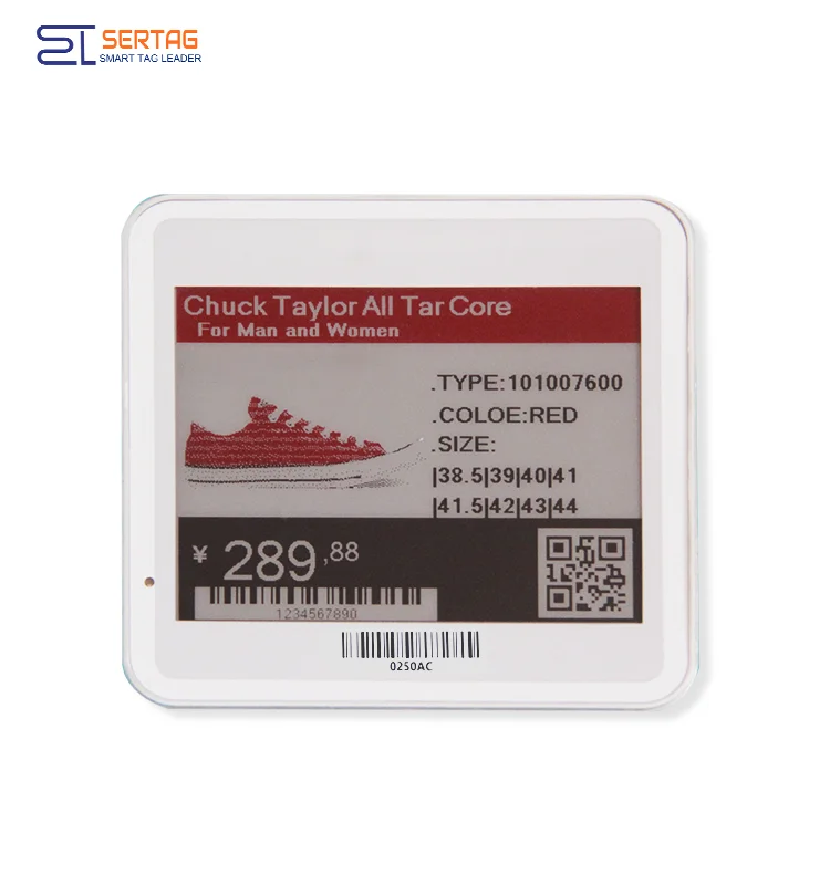 
Sertag Colorful Epaper Eink Electronic Shelf Label Price tag epd esl 