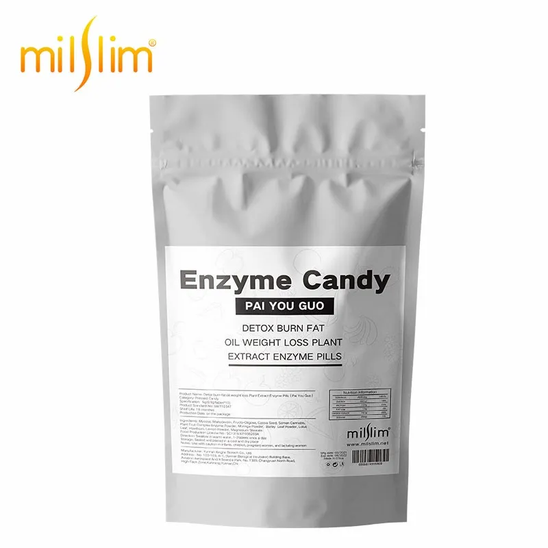 
Milslim enzyme candy the most popular selling natural enzyme fruit candy best effects weight loss enzyme slim candy from China 