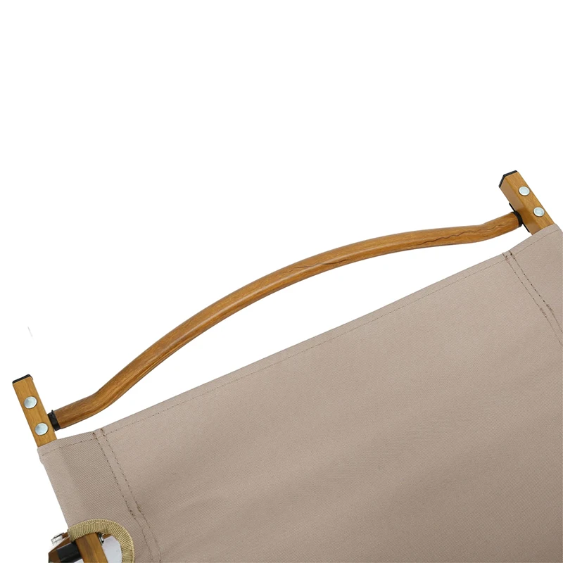 Factory Custom Wood Grain Aluminium Outdoor Kermit Chair Portable and Comfortable Luxury Camping Beach Chair