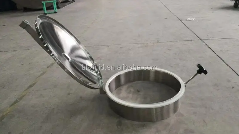 Ready to Ship Stainless Steel 304 Manhole Cover/tank Manhole Cover/ 400*400 Manhole Cover for tank Truck