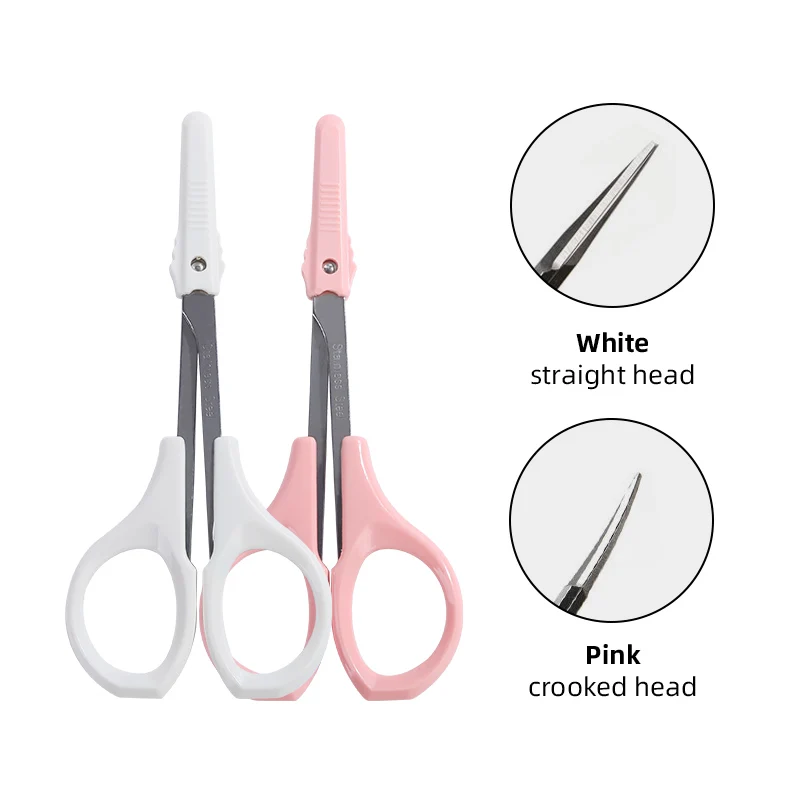 IRISMANLI Mini Eyebrow Scissors Stainless Steel Makeup Shears Brow Shaping Scissors Cosmetic Eyelash Eyebrow Scissors