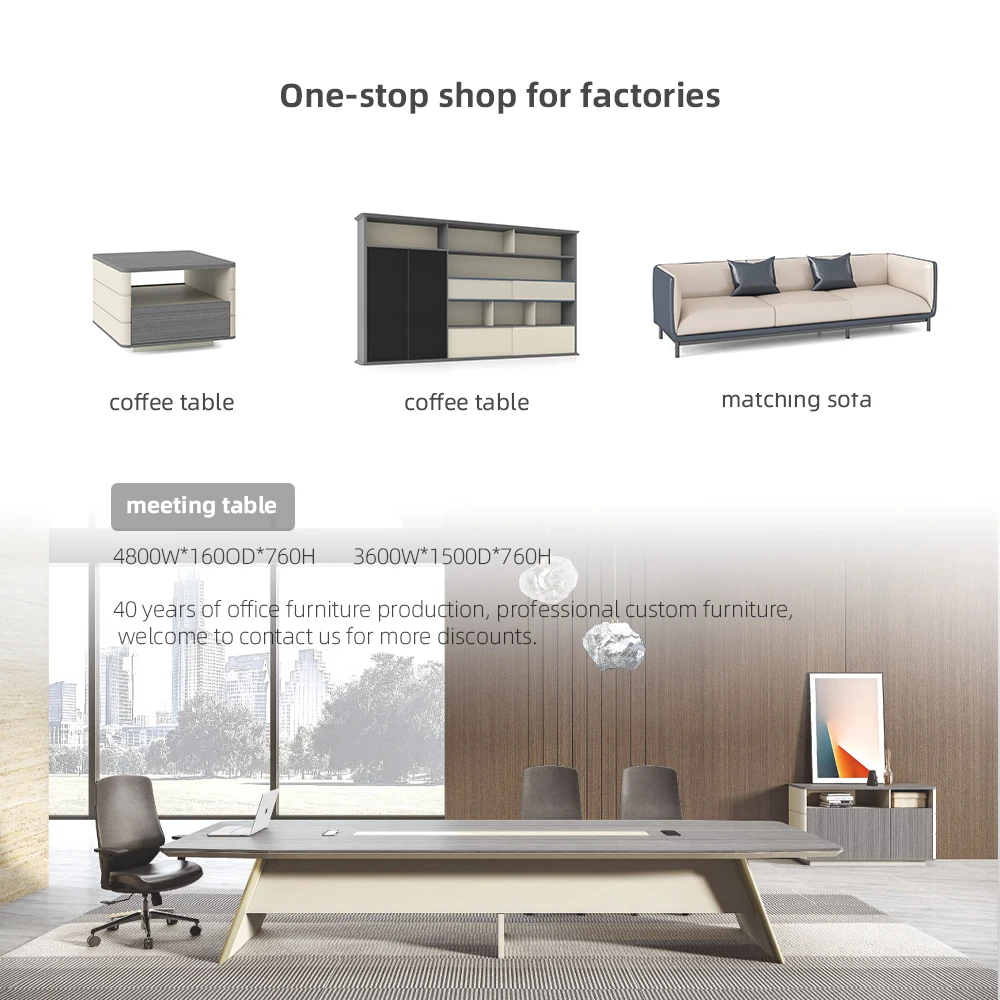 Modern L Shape Ergonomic Office Desk Luxury High End Executive Office Desk And Chair Ceo Boss Wooden Antique Office Table