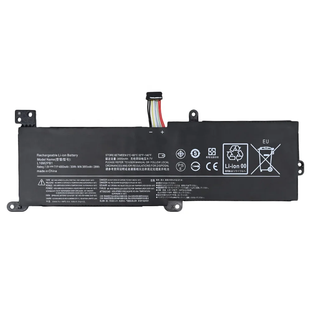 Оригинальный аккумулятор L16M2PB1 для ноутбука Lenovo ldeapad 320 320C 330C 340C 520 L16L2PB3 L16M2PB3 L17M2PB7 L16M2PB2 L16L2PB1 L16L2PB2