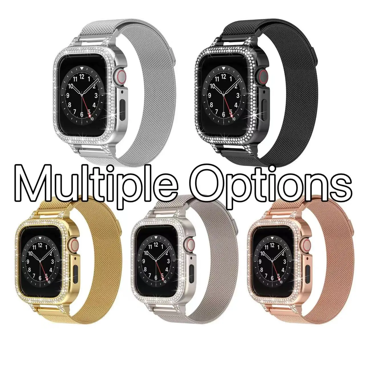 PDANY Hot Sale Excellent Metal Watch Band Strap Fashion Vintage Durable Multiple Options Customizable Mental Watch Band Strap