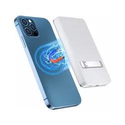 Для iphone 12 15 Вт магнитный беспроводной зарядный блок питания 5000 мАч PD 18 80 г мини тонкий маленький карманный аккумулятор Прямая поставка