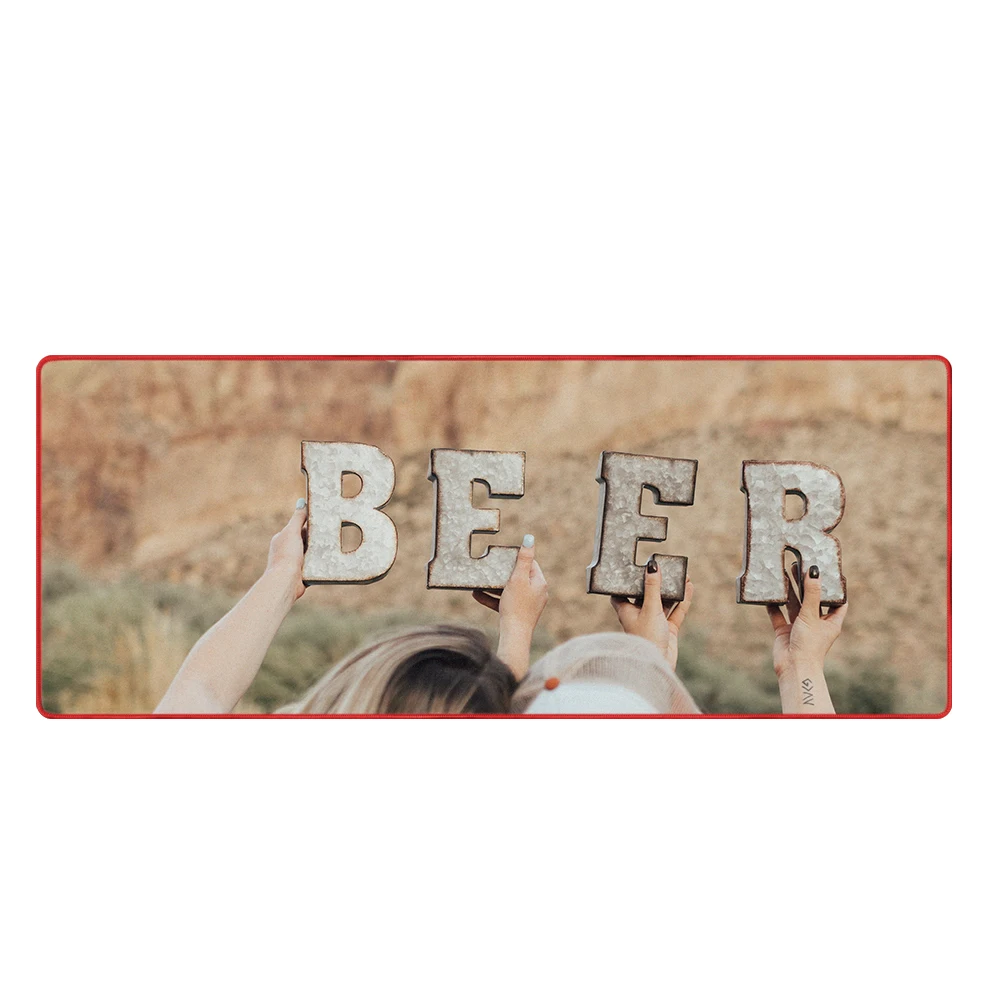 Custom Sublimation Rubber Bar Mat Antiskid Cafe Beer Mat Bar Runner Mat