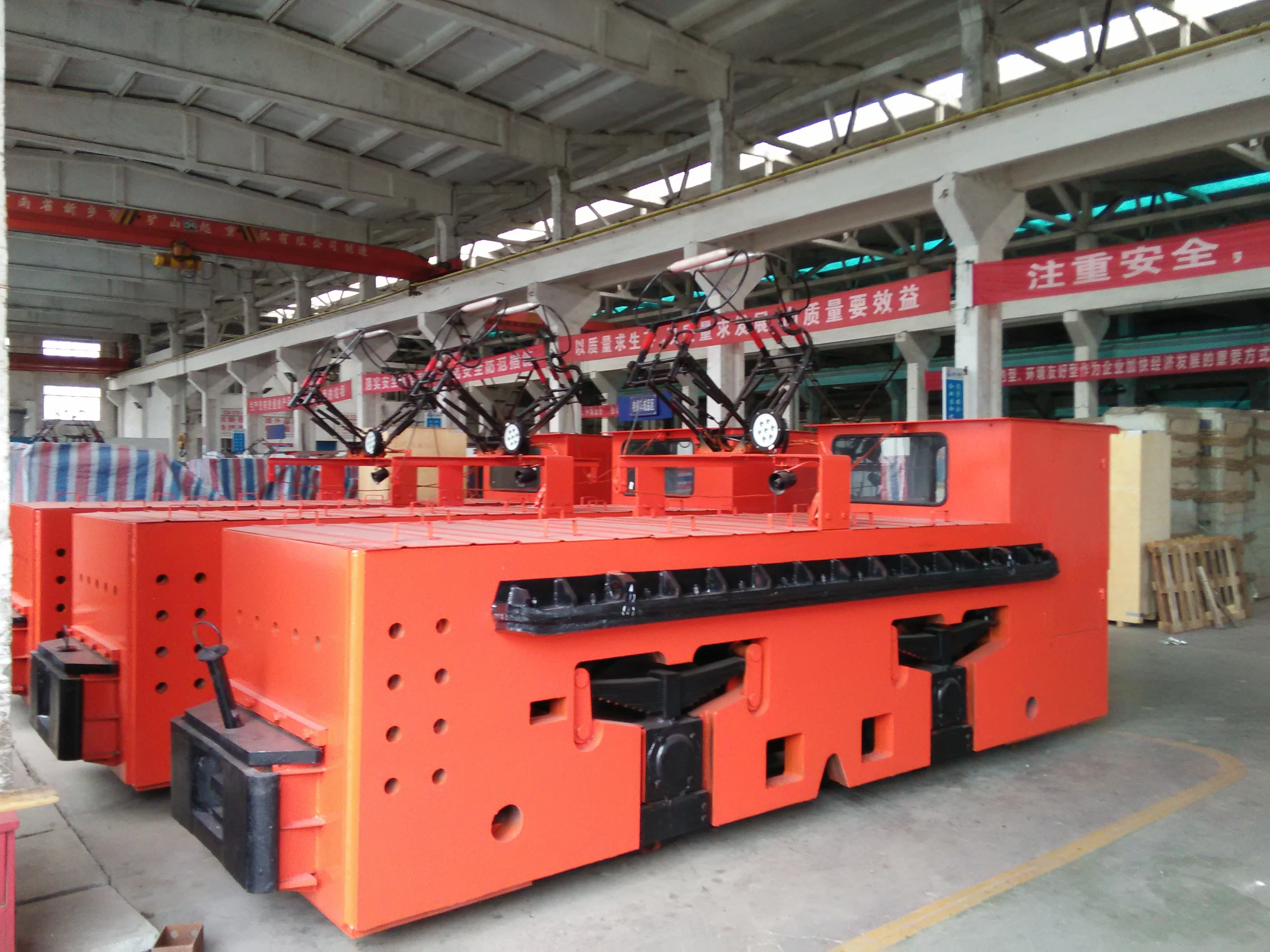 14 Tonne Narrow Gauge Electric Trolley Locomotive Stringing Overhead Line Wire Locomotive