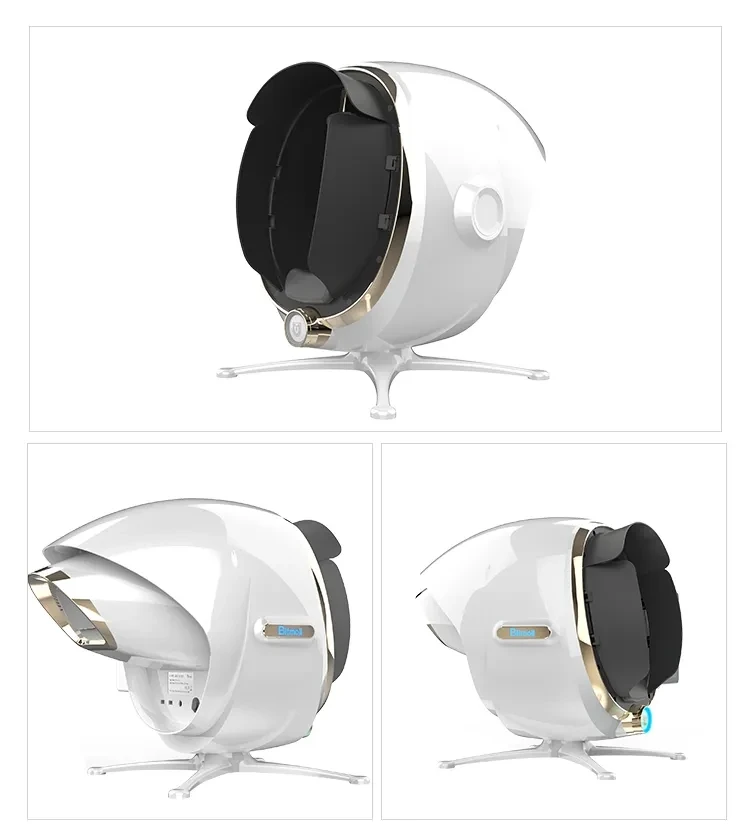 2023 Most Popular Multilingual Bitmoji AI Intelligent HD Camera Skin Analyzer Full Face Scan Magic Mirror Skin Analysis Machine