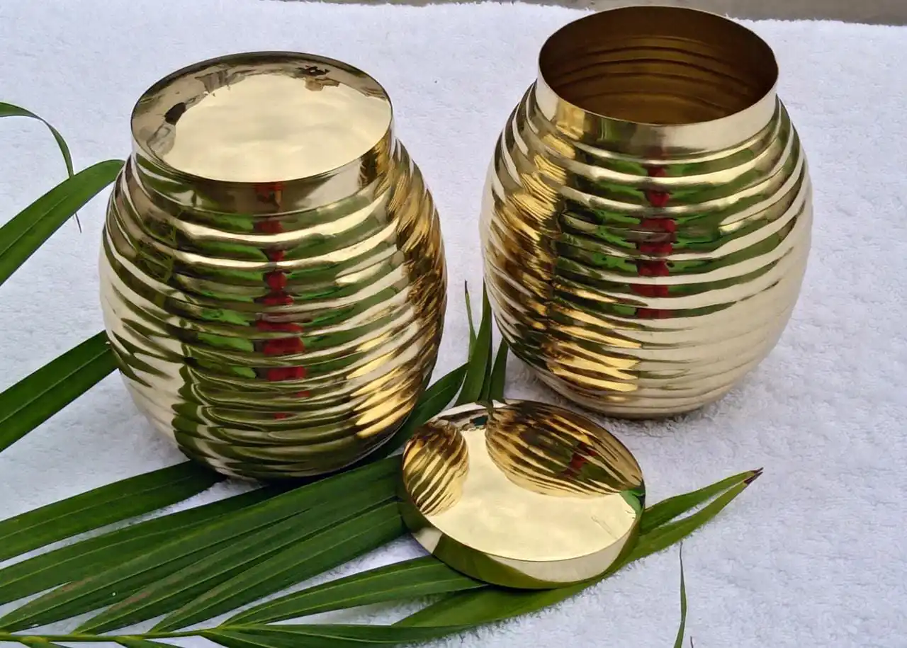 Decorative Tin Metal Serving Tray set India