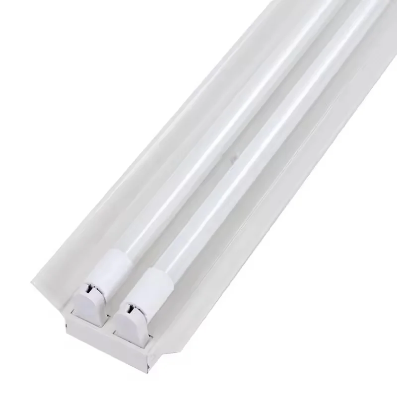 Factory Sale Bracket Fixture Ballast Lamp Holder T5 T8 Single Tube 48 Inch 24 Inch PP dureable light Fitting Brackets