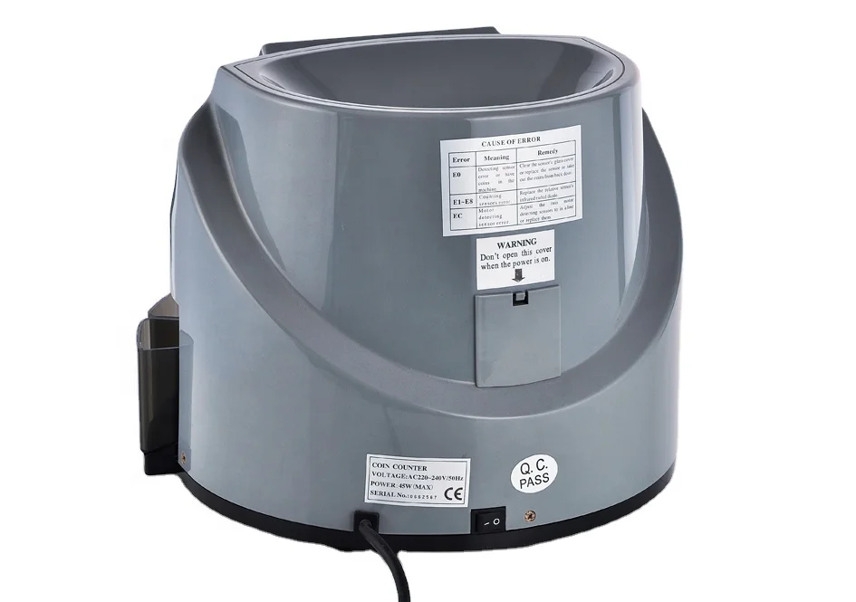 DB360 Coin counter sorter coin counting machine automatic high quality grey color