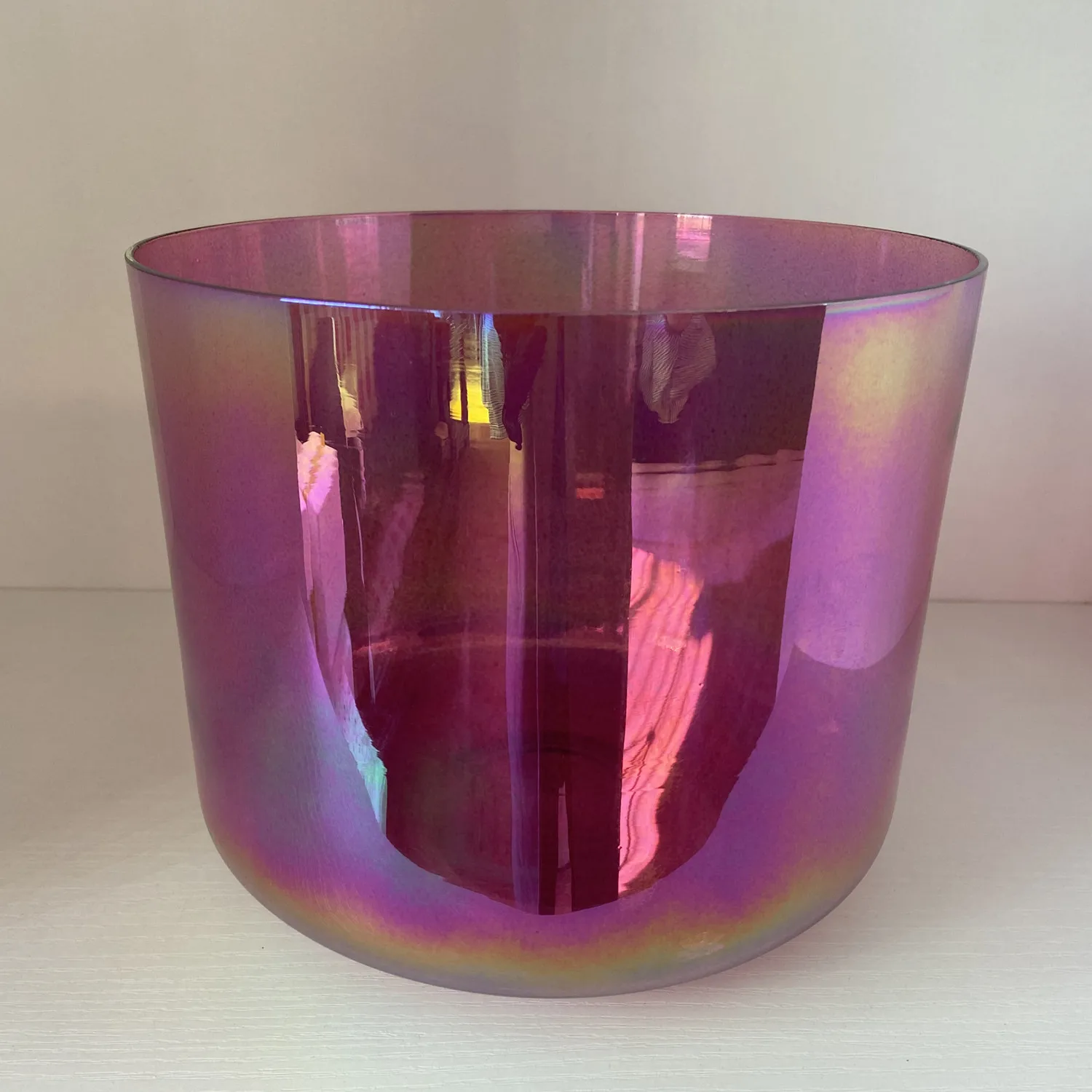 Alchemy Ruby Cosmic Light прозрачная кварцевая Хрустальная Поющая чаша для звукового исцеления и терапии