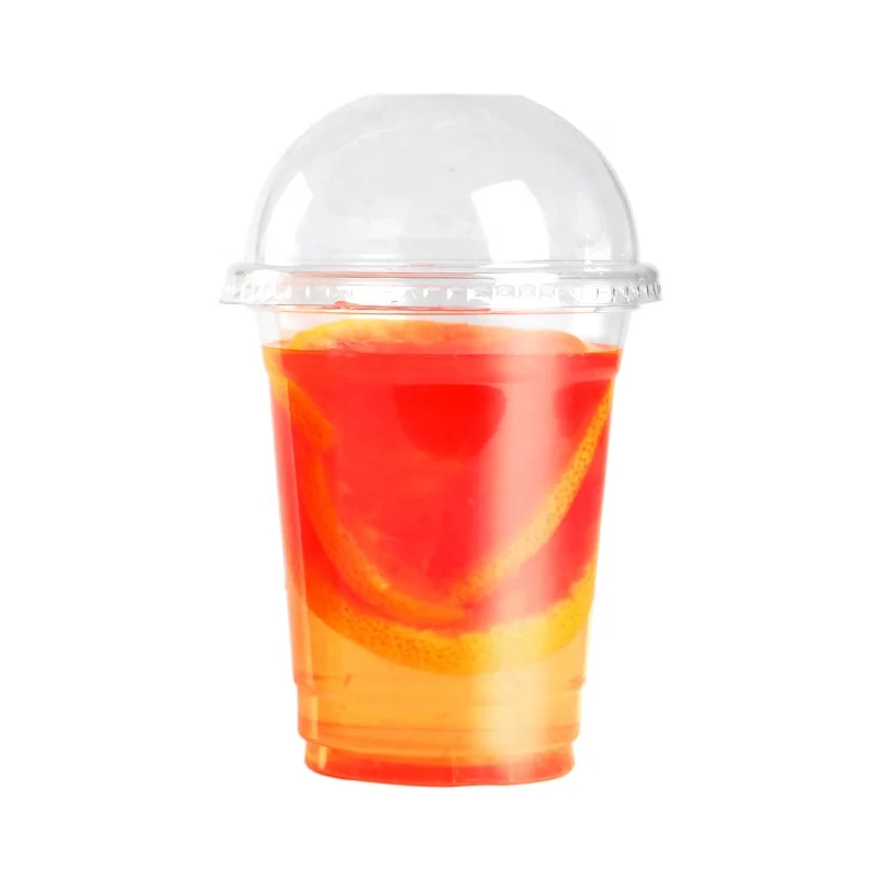 Прозрачная одноразовая пластиковая чашка Boba для молока и чая