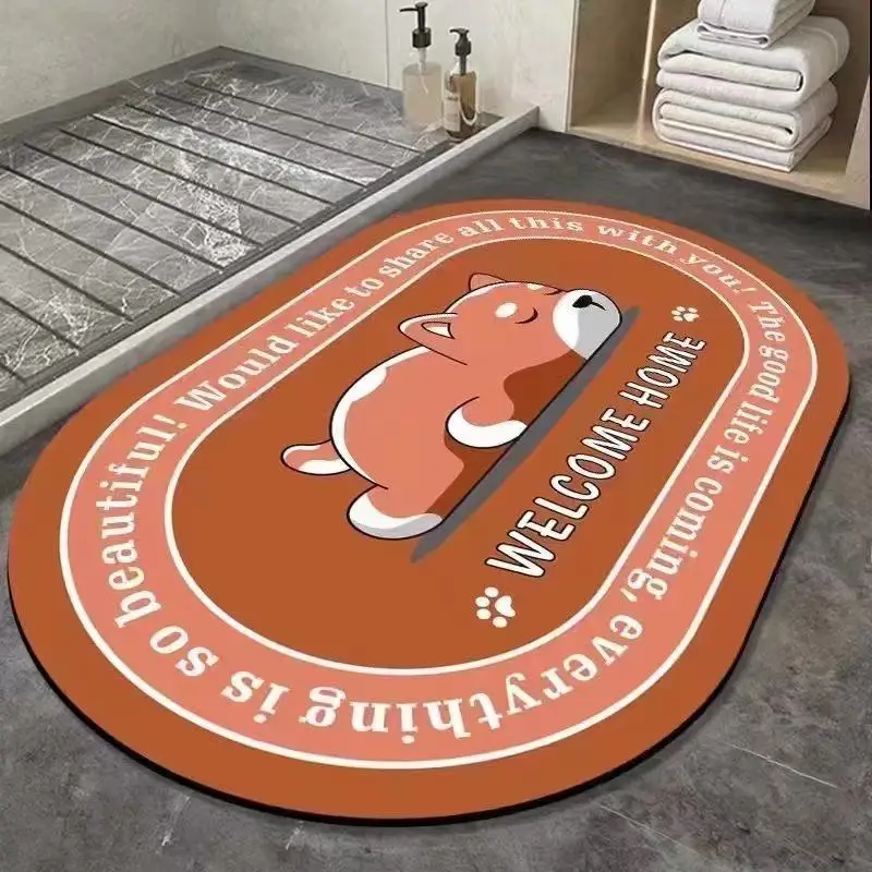Диатомит для ванной нескользящий грязевой напольный коврик водный Впитывающий Коврик диатомит