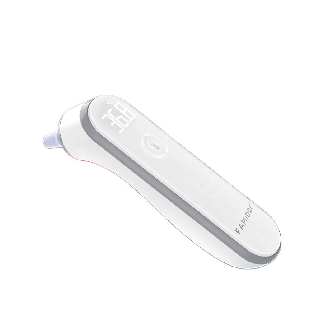 Famidoc Factory CE&510k Approval High Accurate Replaceable ear muffs IR Infrared Thermometer custom digital thermometer
