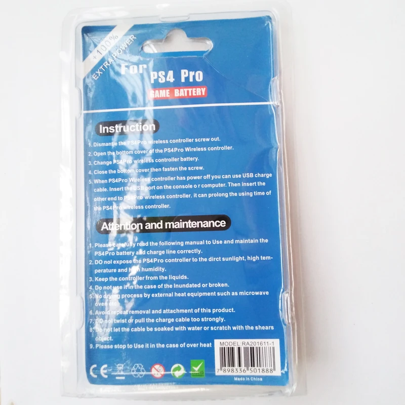 PSP 4  PS4 PRO Replacement battery for  Playstation PS4 PS4 pro wireless Controller li-ion battery