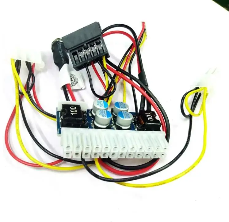 
 Компьютерная шина PCI-E 6pin вход DC-ATX-250W 24pin модуль питания Пико БП мини ITX высокого DC-ATX силовой модуль для GPU добычи полезных ископаемых  