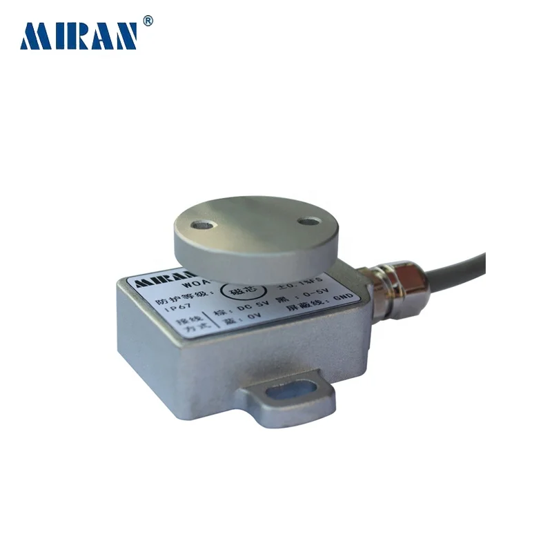 MIRAN Split Type Non-Contact Hall Magnetic Induction Sensor WOA-B Angular Displacement Sensor for Position Measurement