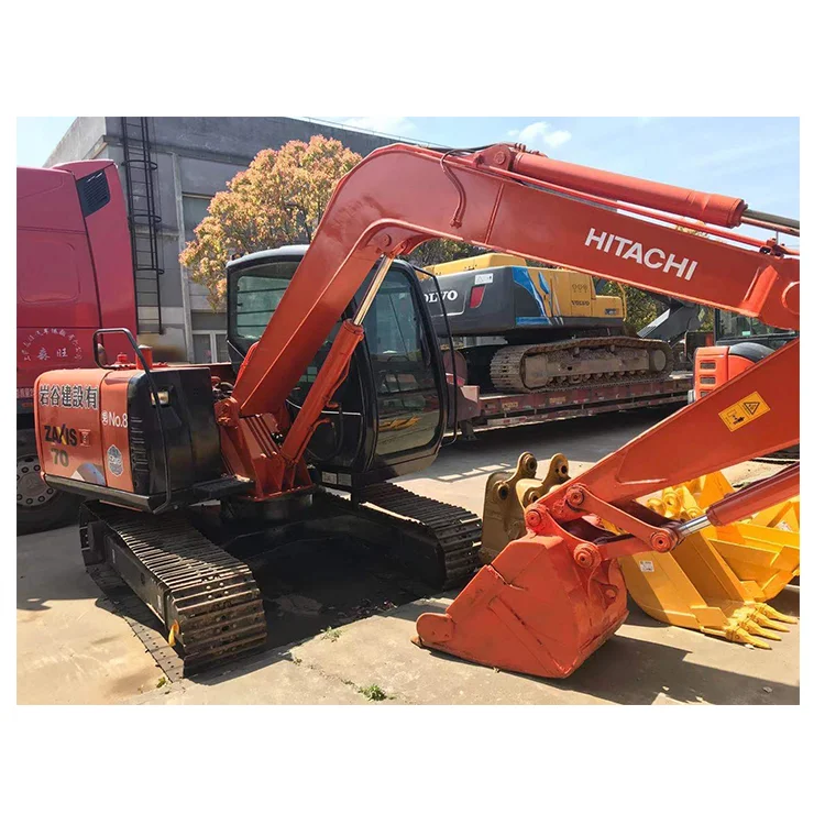 All original used Hitachi ZX55UR /ZX70 /ZX75  mini excavator good working condition