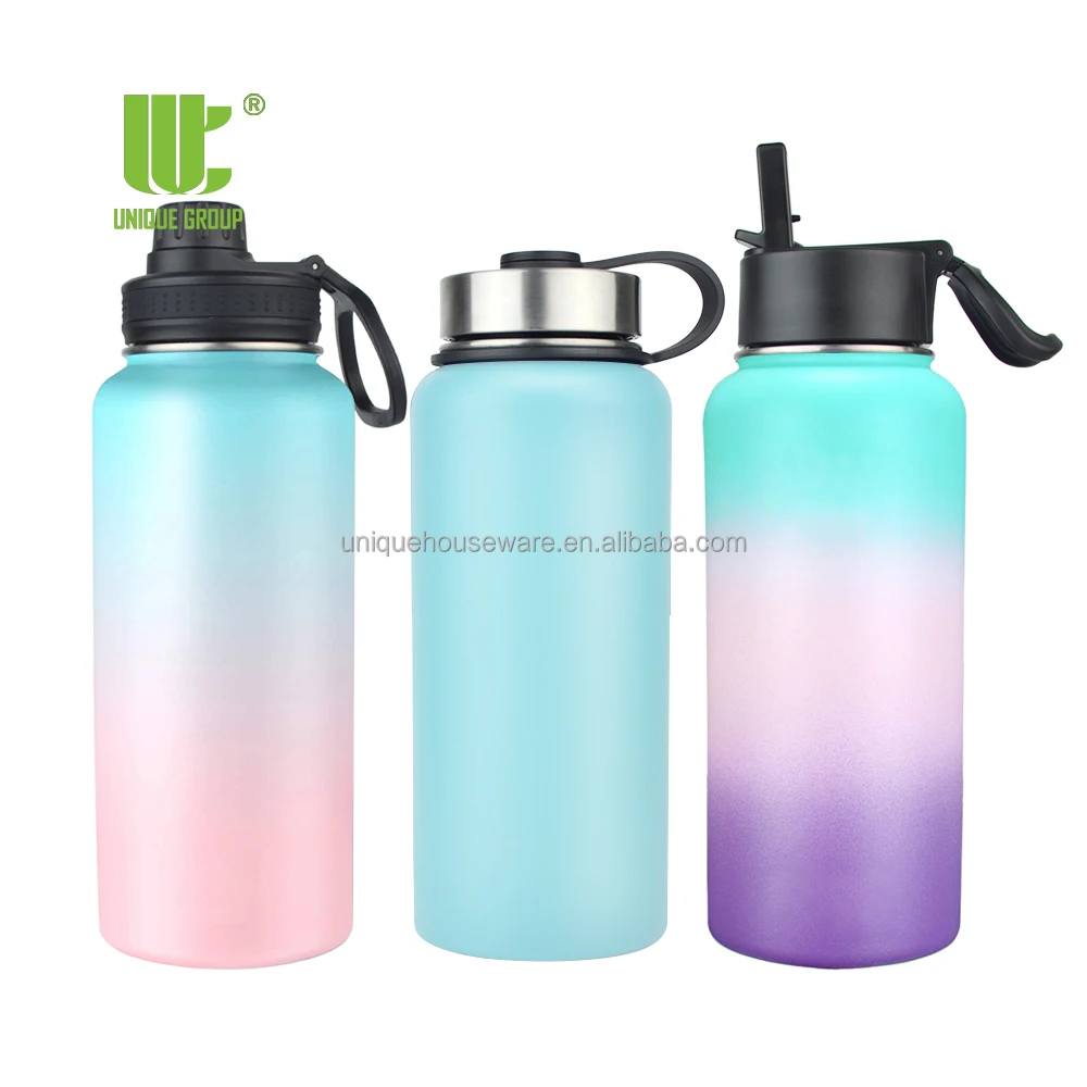 64oz Growler Gallon Water Bottle 128oz Vaccum Insulated Large Stainless Steel Metal Reusable Big Water Jug