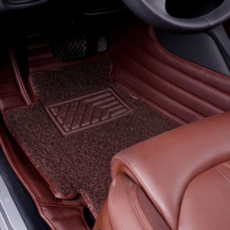 factory price Left hand drive 5D custom-built car floor mats for Audi A8
