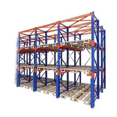 Durable In Use Automated Warehouse Pallet Storage System Radio Shuttle Racking System