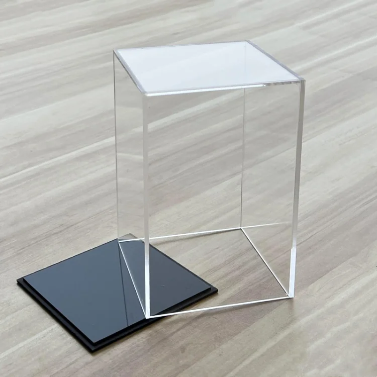 Acrylic box high transparent display box hand-made doll model storage box dust cover manufacturer