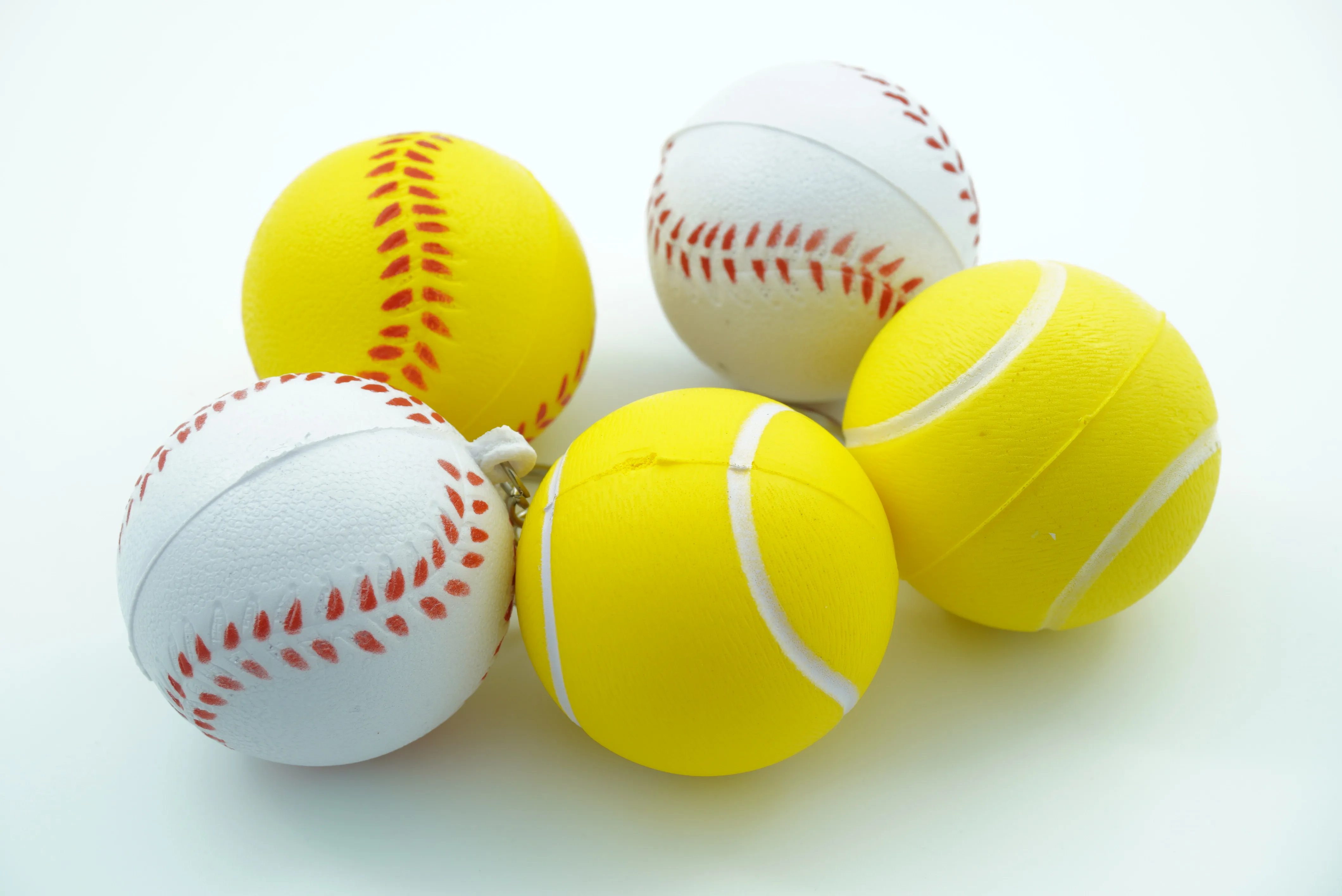 Stress Relief Toys Squeeze Mini Pressure Balls Toys Tennis Ball Shape For Promotional Gifts