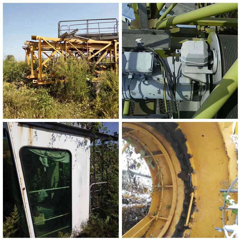 Alibaba Second Hand High Safety Coefficient Slef Climbing Construction Used Tower Crane