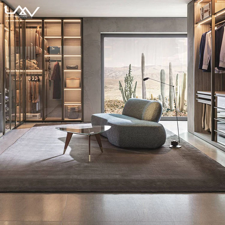 New Design Modern Style Wooden Frame Fabric Couch Set Furniture Salon Apartment Villa Hotel Living Room Hall Cornter Sofa