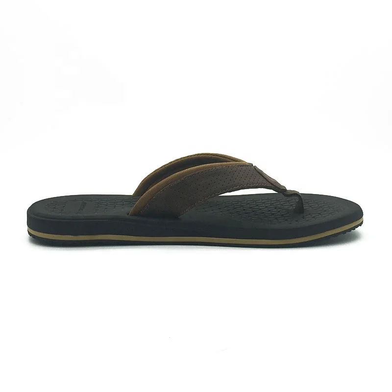 Men Sandals Durable Beach Flip Flops Flat Soft Cushion Sandals for Men Textile Breathable Beach Slippers Casual Shoes Non-slip