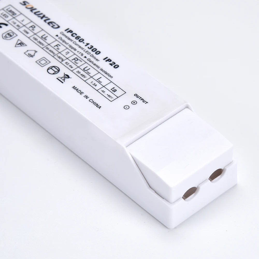LED Driver 50W 600mA IP20 flicker free ac to dc led transformer for 600x600 panel light