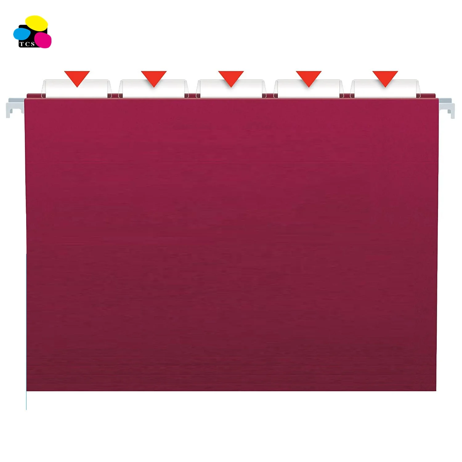 office supplies 25/BX 1/5 Cut Letter Size Recycled raft paper interiors Hanging Folders