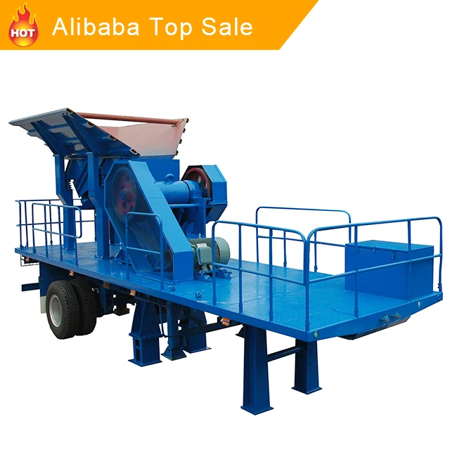 Production Line Station China Track Crush Plant Mobile Jaw Crusher