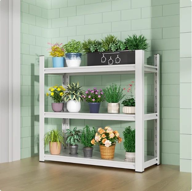 Balcony Iron Rack Flower Pot Rack Balcony Living Room Display Flower Stand Wedding Decoration Metal Flower Stand